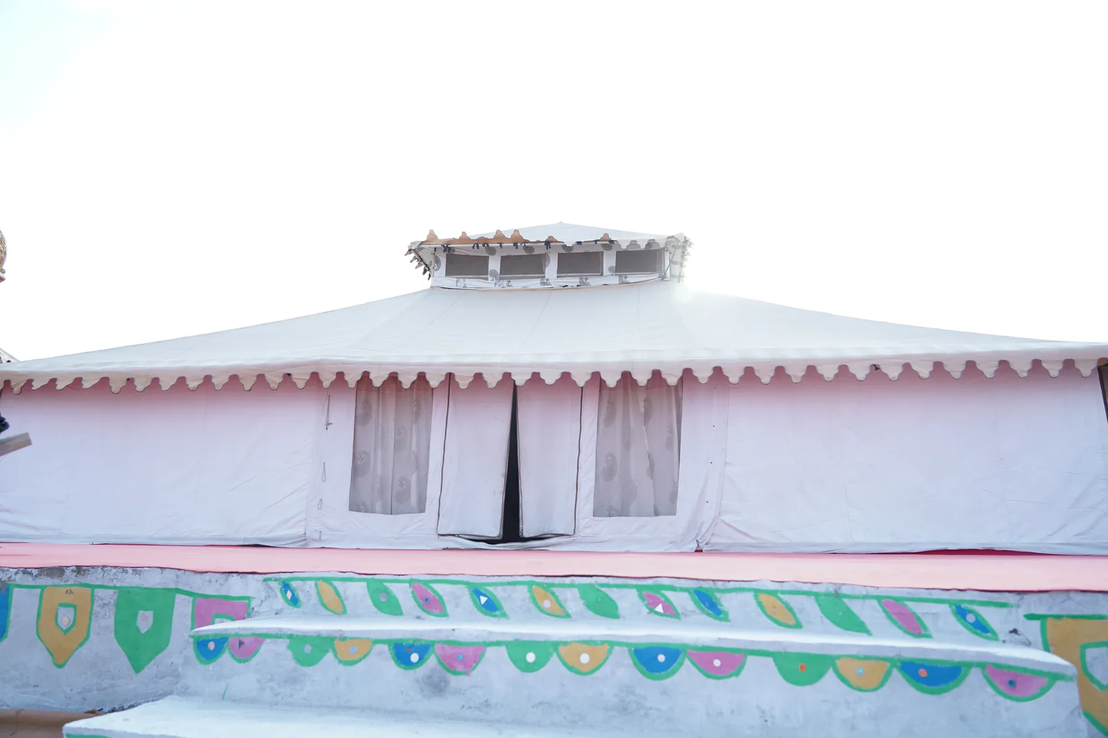 Darbari Suite interior at Dhordo Tent City